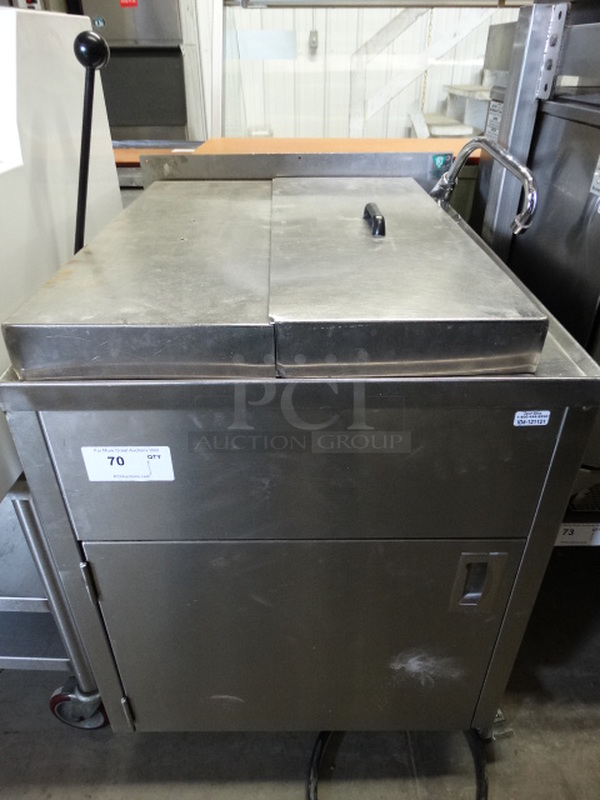 Stainless Steel Commercial Rethermalizer w/ Lid. 26x30x39