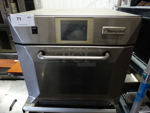 FANTASTIC! 2013 Merrychef Model eikon e4 Stainless Steel Commercial Countertop Electric Powered Rapid Cook Oven. 208/240 Volts, 1 Phase. 23x26x24