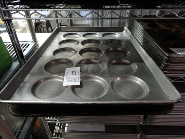 2 Metal Muffin Pans; 15 Cup and 20 Cup. 18x26x1.5, 18x26x2. 2 Times Your Bid!