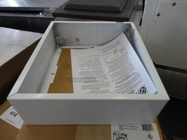 BRAND NEW IN BOX! Marley Model ASMW White MEtal Mounting Frame. 11x12.5x4