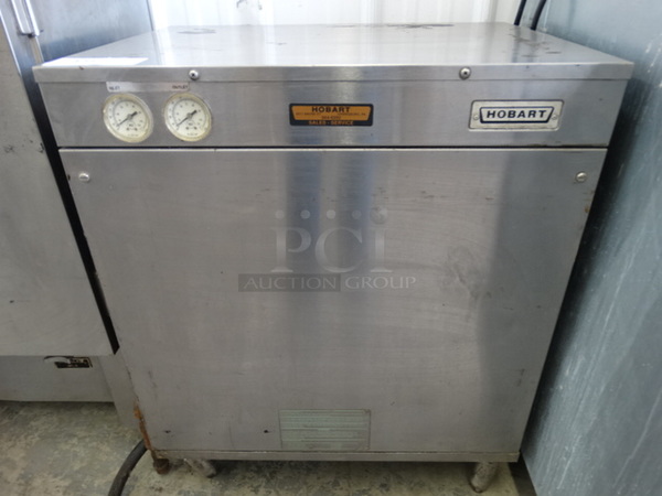 WOW! Hobart Stainless Steel Commercial Dishwasher. 26x19x32