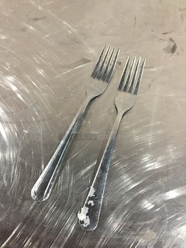 Stainless Steel Forks! 4 X Your Bid! 