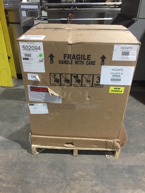 WOW! NEW IN THE BOX! Perlick Under The Counter One Door Lowboy Freezer! With Casters Kit! With Poly Coated Racks! Model HC24FS-O Serial 1704292610B! 115V 1 Phase! 