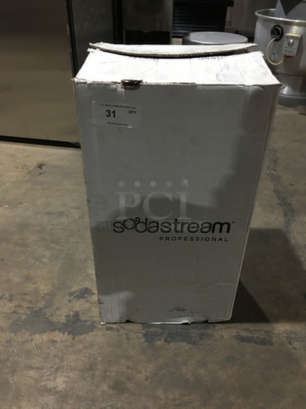 FANTASTIC! NEW! IN THE BOX! Soda Stream Commercial Water Chiller System! Model EXTREME Serial 0000071012! 120V 1Phase!