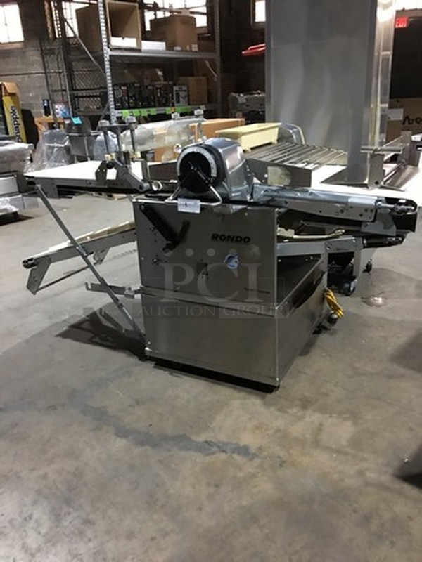 FAB! Seewer Rondo Commercial Floor Style Heavy Duty Reversible Dough Sheeter! Model SS063 Serial B2086012! 