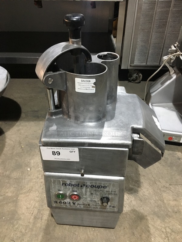 Nice! Robot Coupe Heavy Duty Commercial Food Processor! Model R602 Serial 3070123603G-80! Series E! 120V 1 Phase!