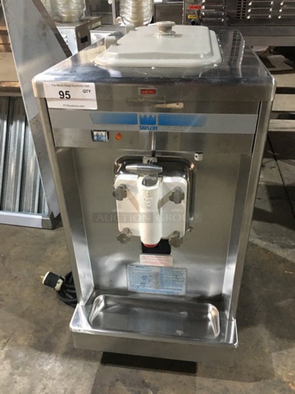 Wow! 2009 Taylor Counter Top Single Handle Ice Cream Machine! On Legs! Model 702-27 Serial K9091376! 208/230V 1 Phase!  