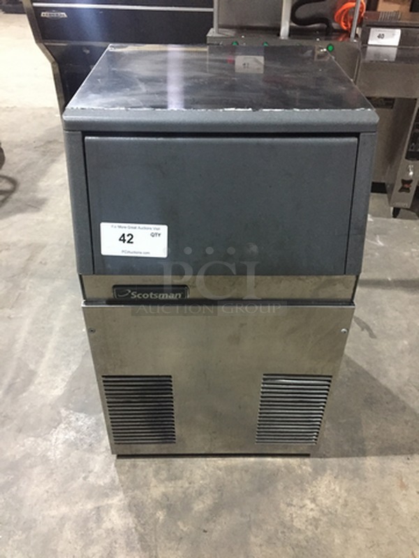 FAB! Scotsman Commercial Under The Counter Ice Making Machine! All Stainless Steel Body! Model CSE60A1A Serial 07041320013472! 115V 1Phase!
