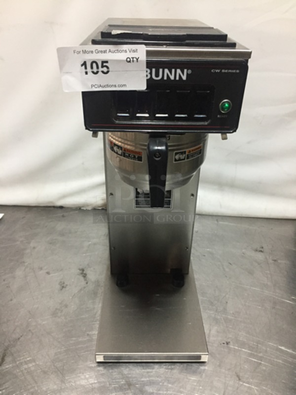 NEW! Bunn Counter Top Coffee Brewer Machine! Model CW15 Serial CW0063898! 120V 1 Phase! 