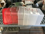 Four 7.5 qt Ingredient Bins w/ Lids