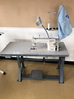 Juki DDL-8700 High-speed Single Needle Straight Lockstitch Industrial Sewing Machine with Table and Servo Motor, 115v 1ph, Tested & Working!