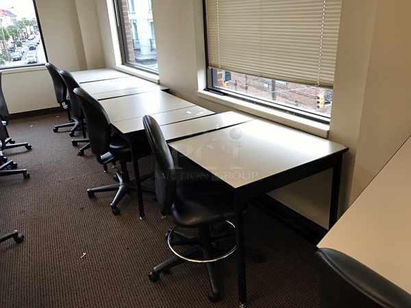 Five Adjustable Art Tables & Herman Miller Task Chairs (5x bid) - Image 2 of 2