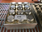 Seven Heavy Duty Aluminum Muffin Baking Pans
