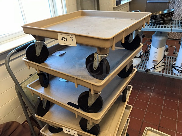 Three Dish Rack Dollies - Image 1 of 1