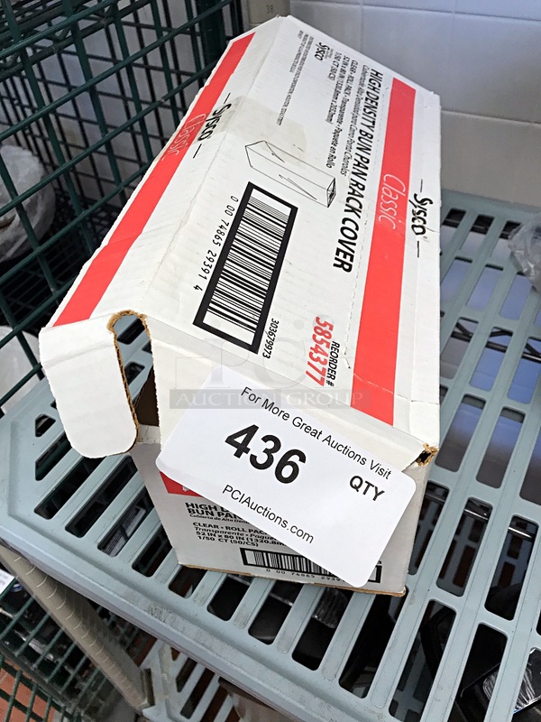 Partial Roll of Sysco High Density Clear Bun Pan Rack Covers - Image 1 of 3