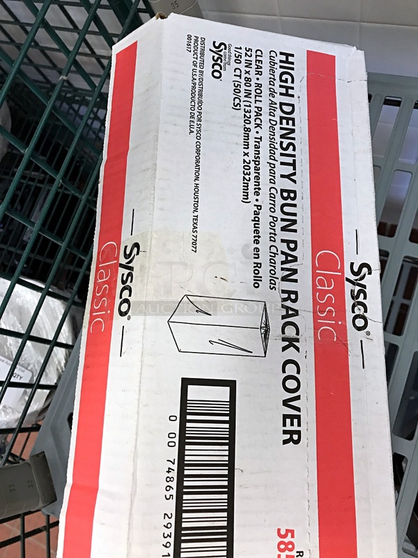 Partial Roll of Sysco High Density Clear Bun Pan Rack Covers - Image 2 of 3