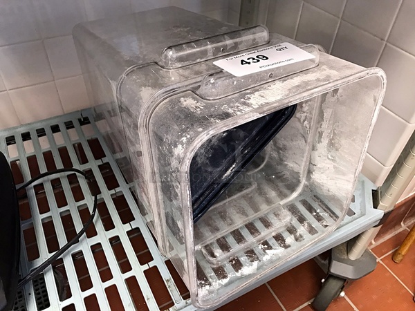 Two 22 qt Ingredient Bins w/ Lids - Image 1 of 1