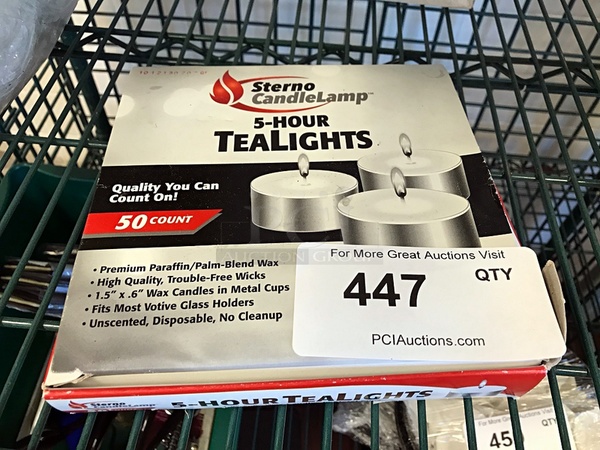 Sterno Candle Lamp 5 Hour Tea Lamps - Image 1 of 1