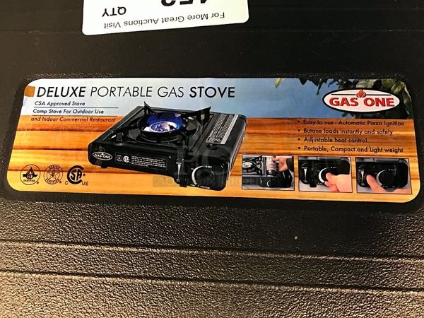 Gas One Deluxe Portable Butane Gas Stove in Carry Case - Image 1 of 2