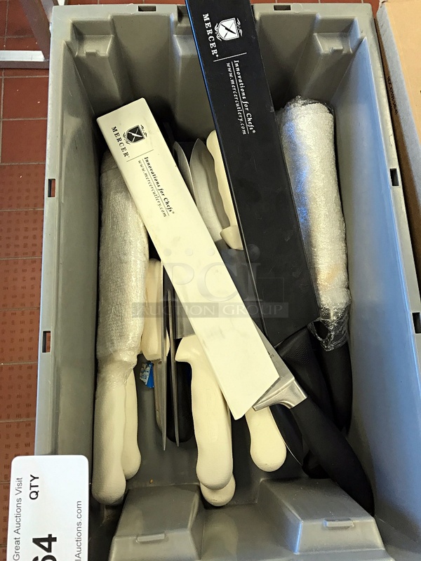 Tote of Mercer Chef Knives