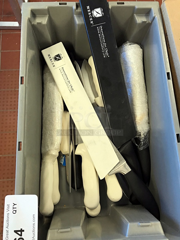 Tote of Mercer Chef Knives - Image 1 of 2