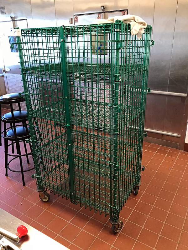 Eagle Lockable Liquor Wire Rack on Casters - Image 2 of 3
