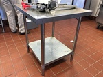 Stainless Steel Work Table w/ Undershelf