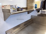6' Stainless Steel Wall Shelf