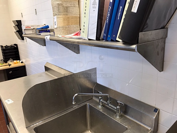 6' Stainless Steel Wall Shelf - Image 2 of 2