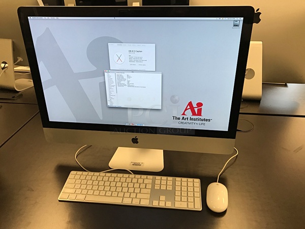 Apple 27" iMac w/ 2.7 GHz Intel Core i5 Processor, 8GB RAM & 1 TB HDD - Image 1 of 7