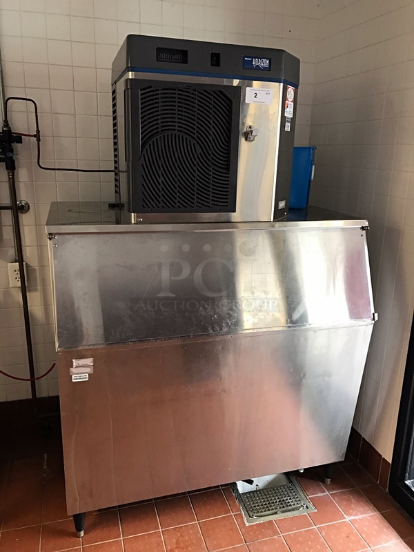 Follett HCC1000A 1000 lbs / Day Air Cooled Ice Machine & Bin, Makes Horizon Chewblet Ice, 208v 1ph, Tested & Working (See Video)! - Image 1 of 3