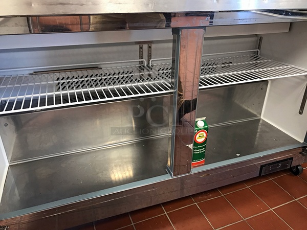 2017 MODEL! Serv-Ware Refrigerated Mega-Top Salad / Sandwich Prep Table, 115v 1ph, Tested & Working! - Image 3 of 4