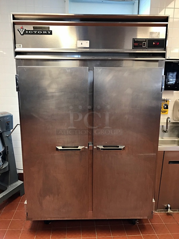 Victory RSA-2D-S7 UltraSpec Series Refrigerator Featuring Secure-Temp Technology, Reach-In Two Door, 115v 1ph, Tested & Working! - Image 1 of 5