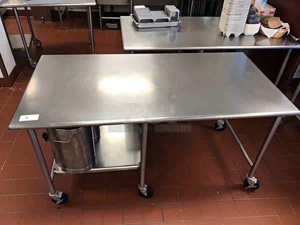 6' Stainless Steel Work Table w/ Under Shelf - Image 2 of 3
