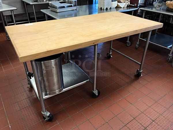 Wooden Bakers Table Topper, Turns Stainless Steel Table into Bakers Table! - Image 3 of 3