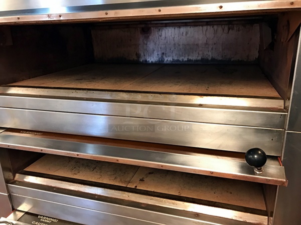 Revent 649U HC 3x31211 Triple Stack Electric Modular Deck Oven w/ Stone Hearth, 208v 3ph, Tested & Working! - Image 4 of 6