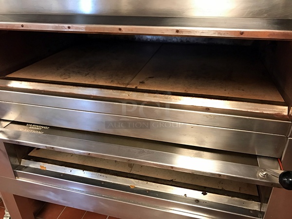 Revent 649U HC 3x31211 Triple Stack Electric Modular Deck Oven w/ Stone Hearth, 208v 3ph, Tested & Working! - Image 5 of 6