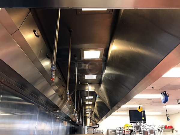 Caddy Stainless Steel Type 2 Kitchen Grease Hood, Complete Package Includes Fire Suppression System, Exhaust & Return Fans & Intelli-Hood Management System, Tested & Working! - Image 2 of 5