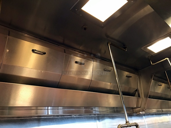 Caddy Stainless Steel Type 2 Kitchen Grease Hood, Complete Package Includes Fire Suppression System, Exhaust & Return Fans & Intelli-Hood Management System, Tested & Working! - Image 3 of 5