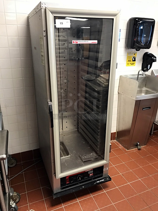 Metro C175 Heated Proofing Cabinet in Casters w/ FlavorView Clear Plexiglass Door, 115v 1ph, Tested & Working!