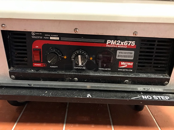 Metro C175 Heated Proofing Cabinet in Casters w/ FlavorView Clear Plexiglass Door, 115v 1ph, Tested & Working! - Image 2 of 5