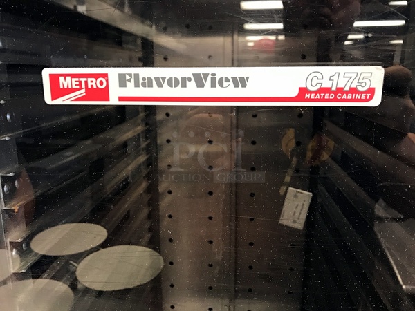 Metro C175 Heated Proofing Cabinet in Casters w/ FlavorView Clear Plexiglass Door, 115v 1ph, Tested & Working! - Image 3 of 5