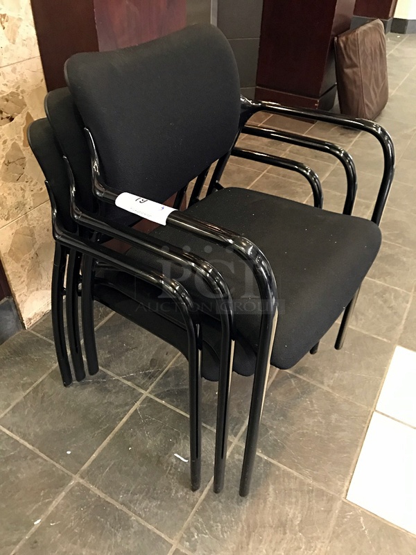 Four Stackable Herman Miller Task Chairs - Image 1 of 2