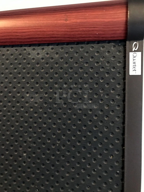 Quartet Wall Mounted Pin Board w/ Wood Trim - Image 3 of 3