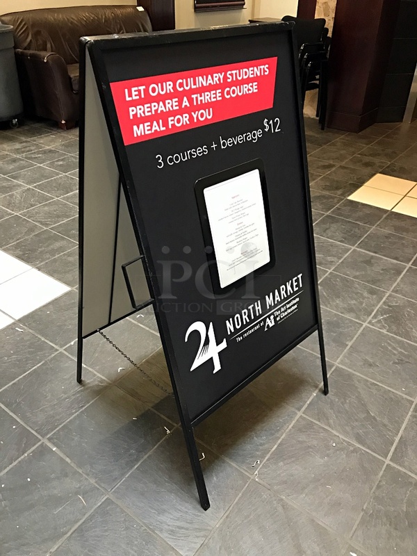 Metal A Frame Sandwich Board - Image 2 of 2