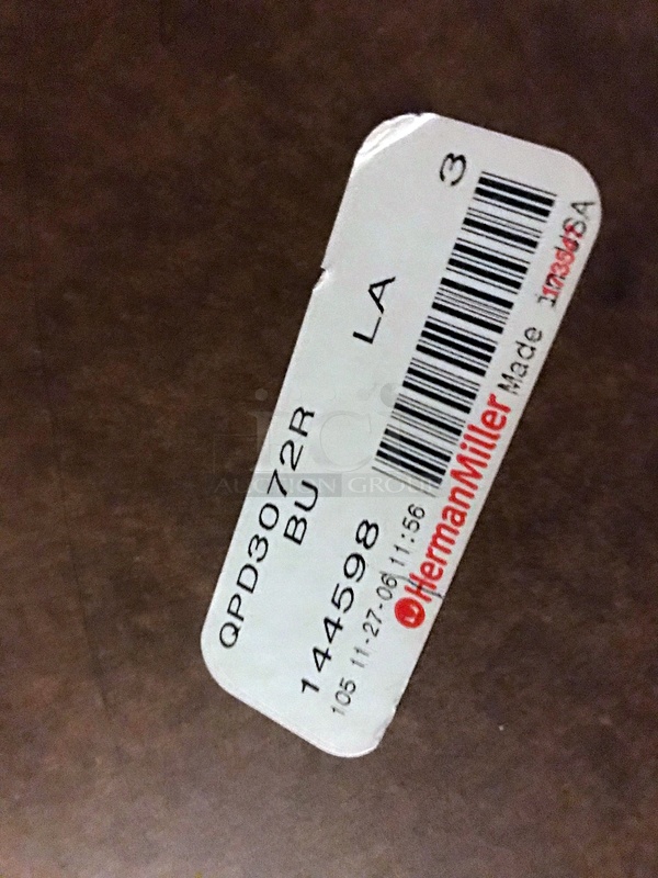 Herman Miller Desk & Task Chair w/ Two Draw Filing Cabinet - Image 4 of 4