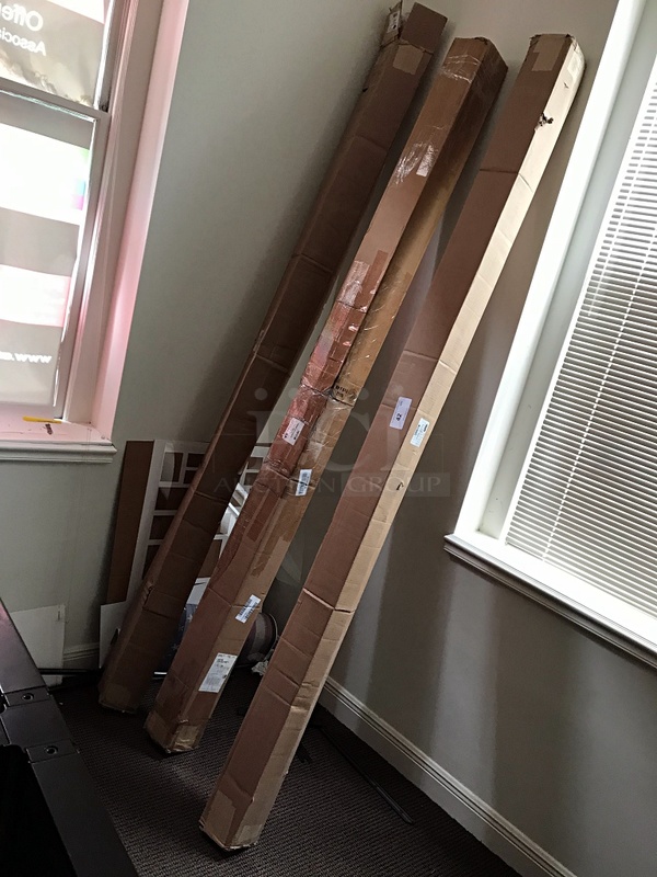 Three Boxes of Widetone Seamless Paper Rolls, Super White, Fashion Gray - Image 1 of 4