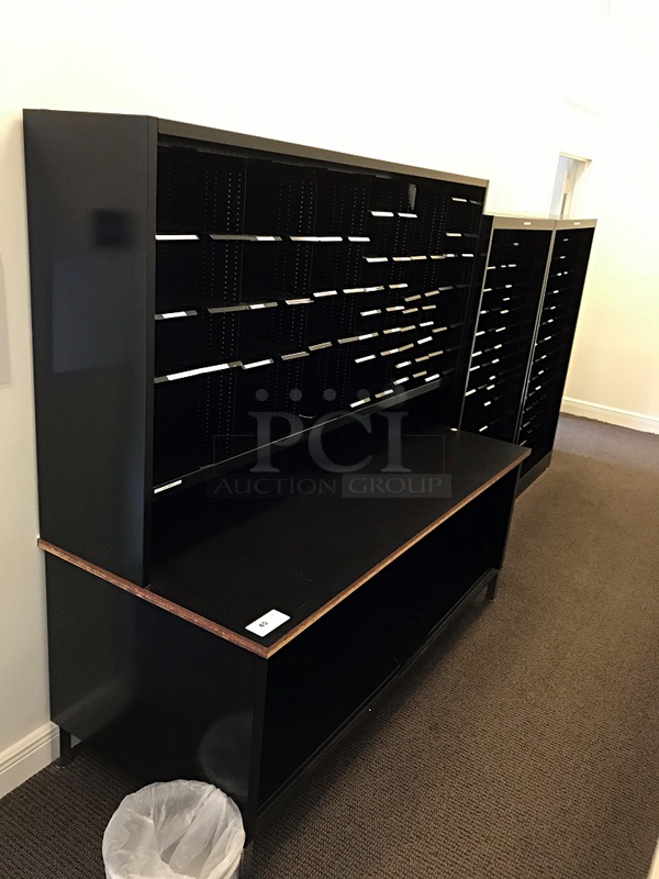 Three Mail & File InBox Filing Cabinets