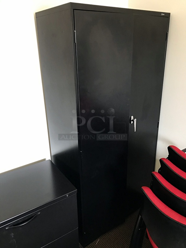 Herman Miller Book Shelf w/ Two Drawers, Storage Cabinet & Two Drawer Lateral Filing Cabinet - Image 2 of 3