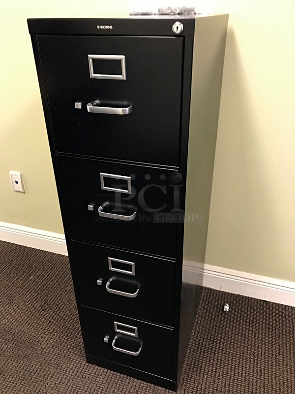 Herman Miller Workstation & Task Chair w/ HON Four Drawer Filing Cabinet - Image 2 of 3